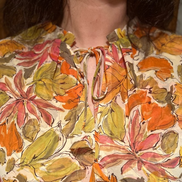 NWT Vince Camuto Floral Tiered Maxi Dress - Picture 4 of 9